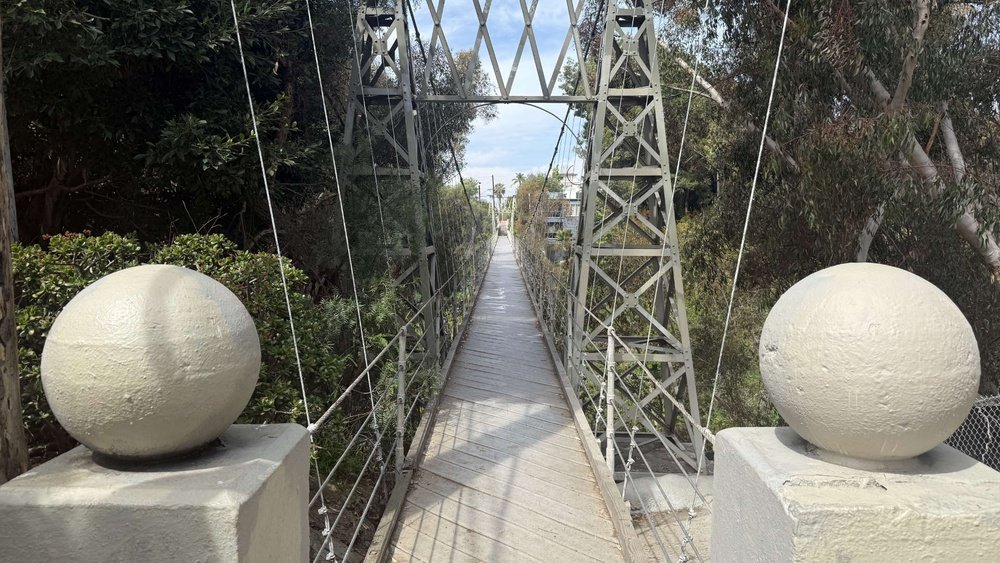 Exploring the Spruce Street Suspension Bridge