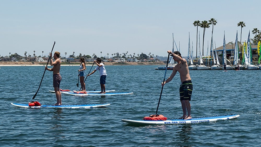 Mission Bay Paddleboarding Rentals in San Diego